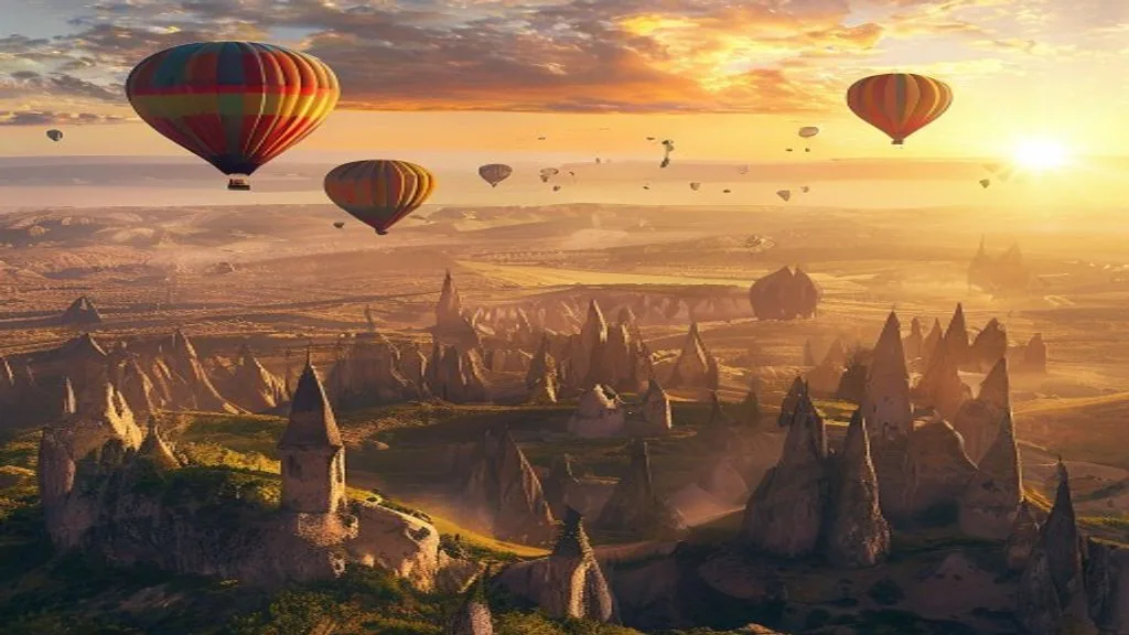 Überblick über die Highlights Kappadokiens mit Feenkaminen und Ballons