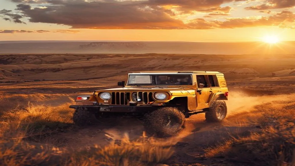 Foto-Safari-Jeep in der Landschaft Kappadokiens