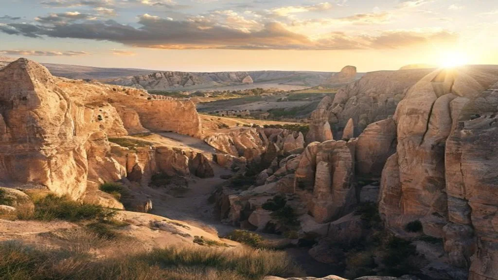 Ruhiges Tal abseits von Göreme in Kappadokien