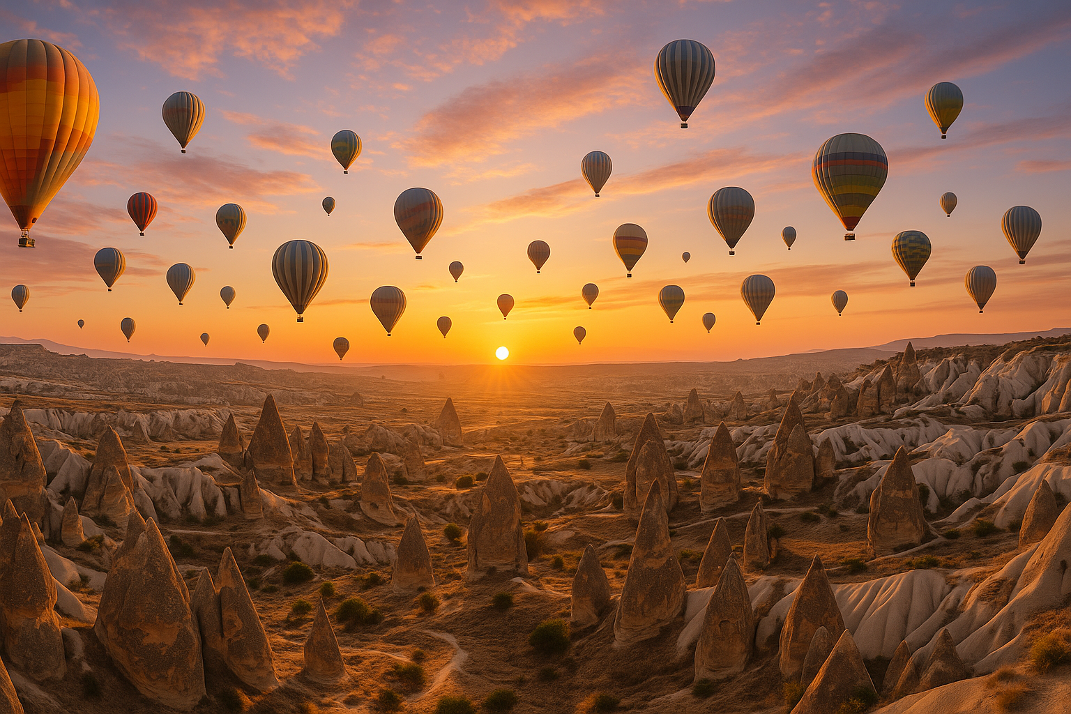 Sonnenaufgang in Kappadokien – die besten Aussichtspunkte
