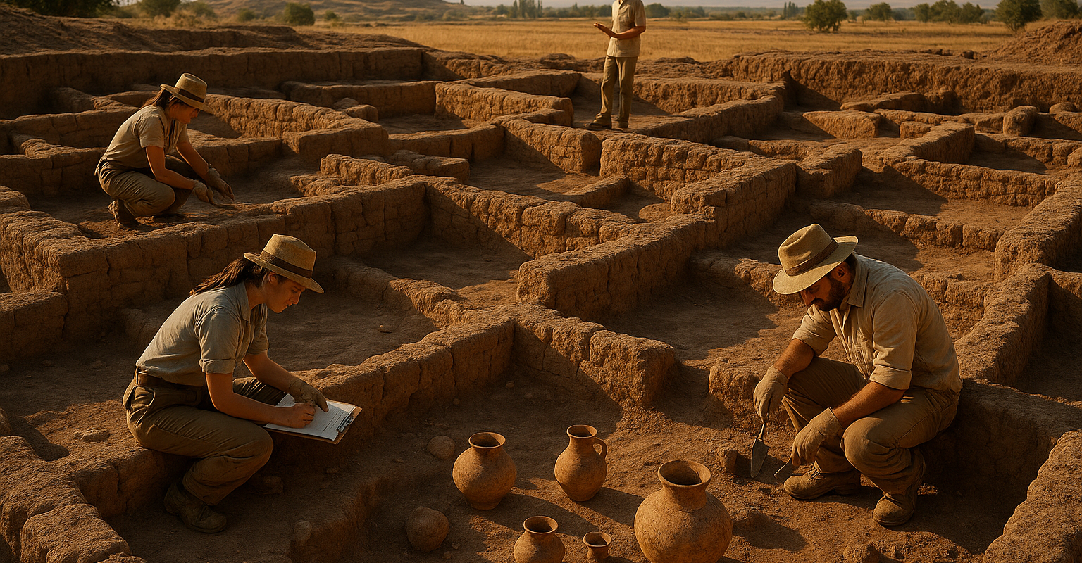 Archäologische Ausgrabung in Anatolien