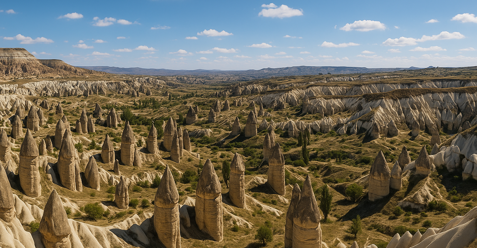 Panorama Nationalpark Göreme Kappadokien