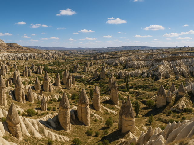 Panorama Nationalpark Göreme Kappadokien