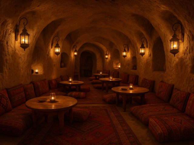 Höhlenrestaurant in Göreme Kappadokien