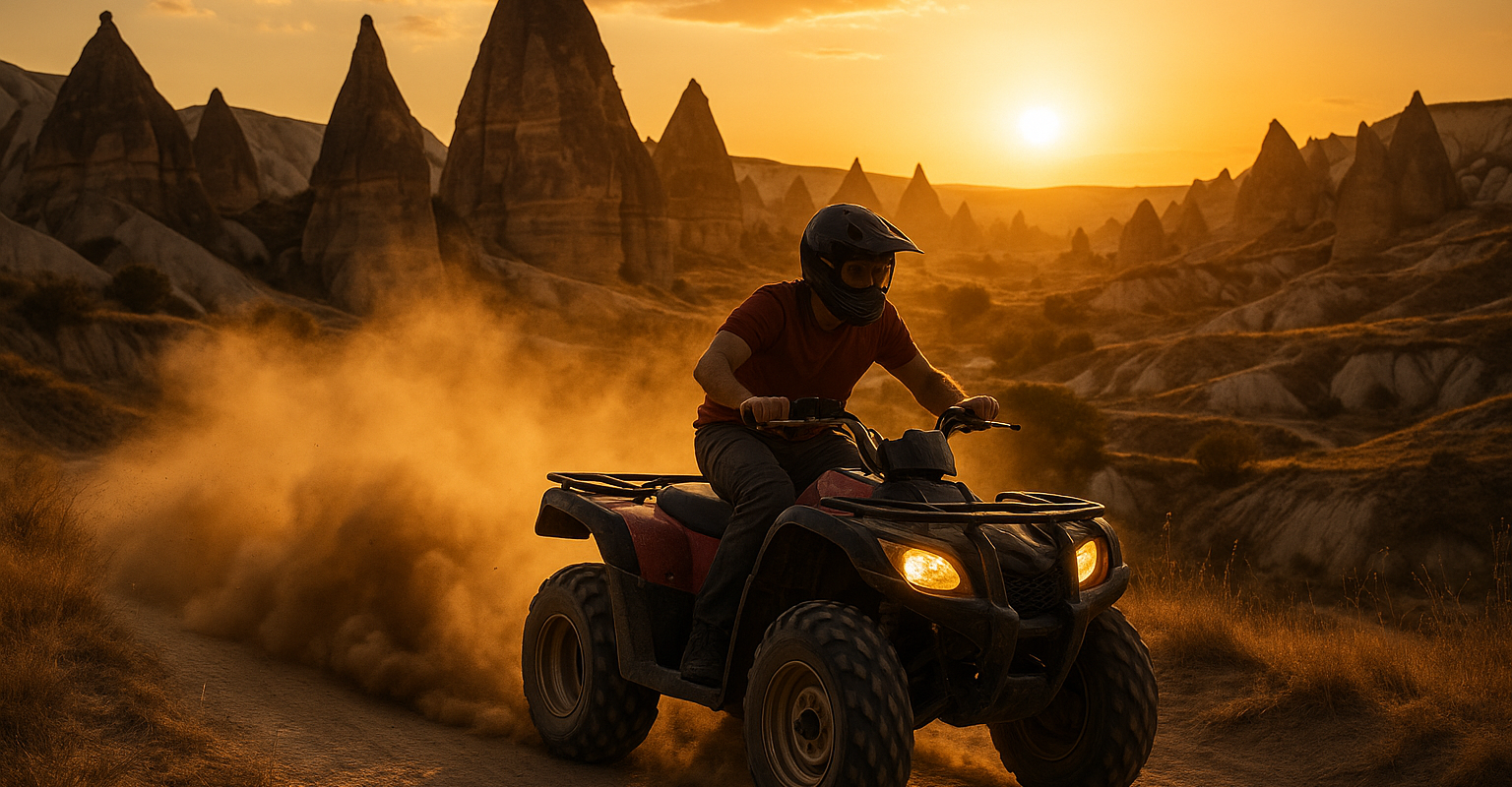 ATV-Quad-Tour durch die Täler Kappadokiens