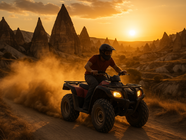 ATV-Quad-Tour durch die Täler Kappadokiens