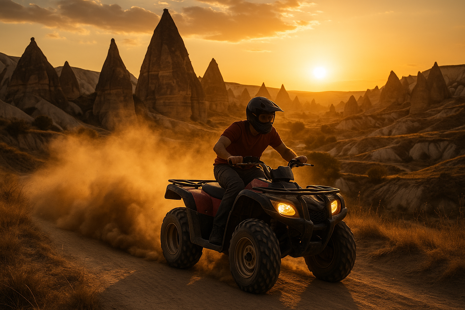 ATV-Quad-Tour durch die Täler Kappadokiens